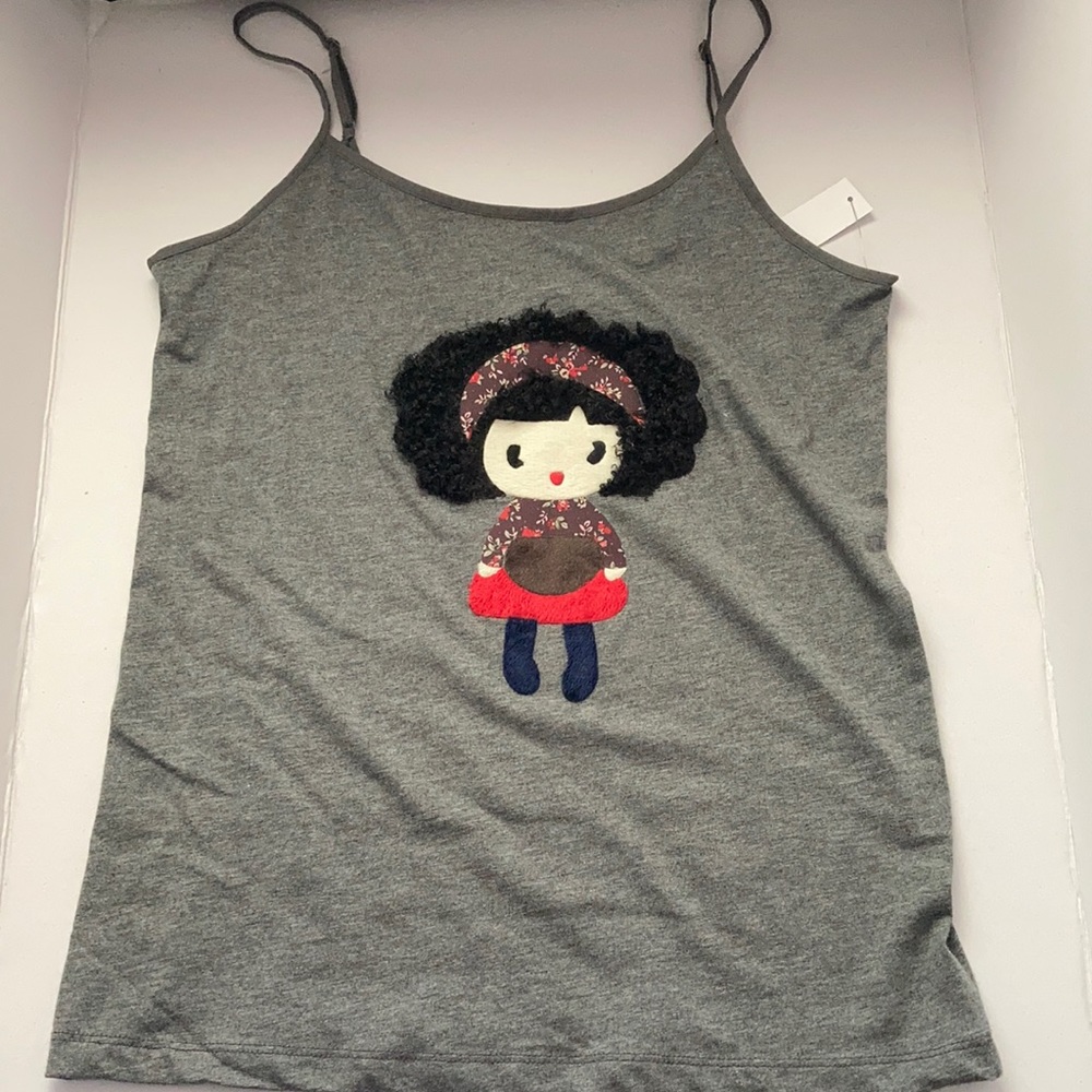 Gray tank top